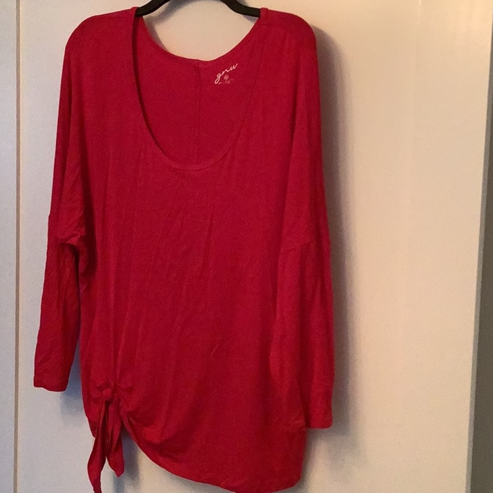 Tie Bottom Shirt❤️